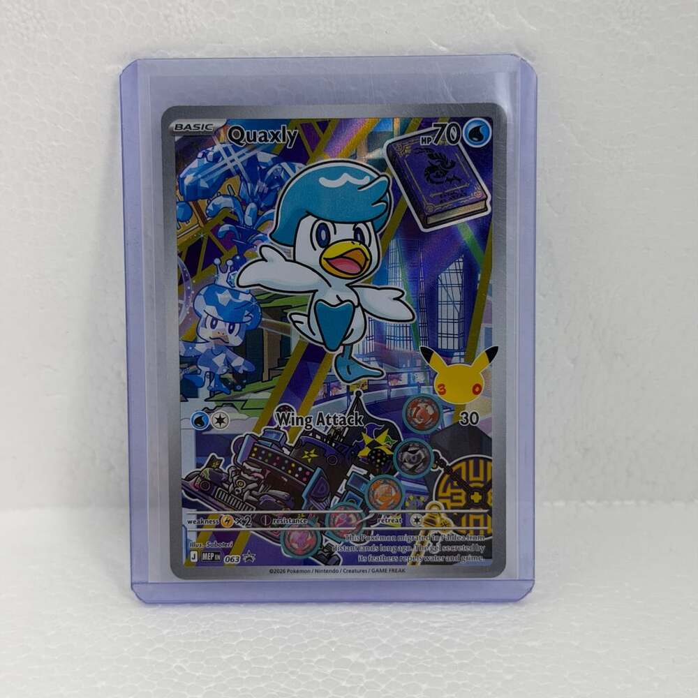 Pokemon Quaxly MEP063 Promo Holo First Partner